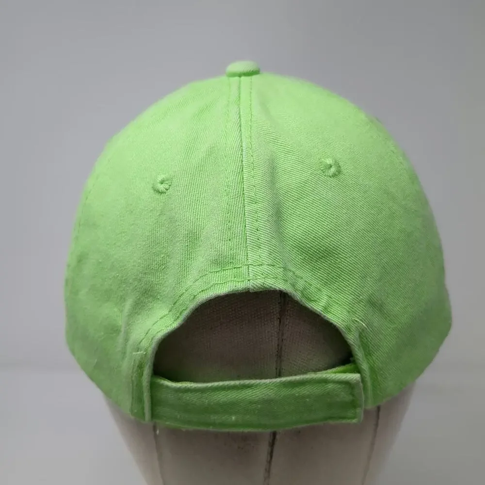 EST Aruba One Happy Island Baseball Cap Green One Size Strapback Hat Cotton